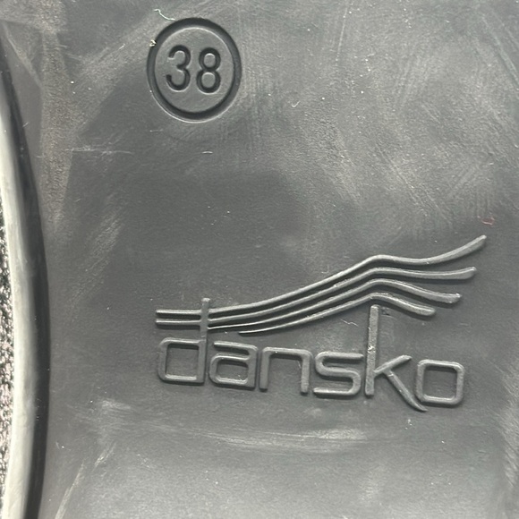 Dansko Black Shimmery Slip On Loafer EU Size 38 DAN6416D - Picture 6 of 6